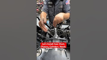 Install Cam Chest, Pistons, Cylinders, and Heads #harleydavidsonmotorcycles #motorcycle #harleys
