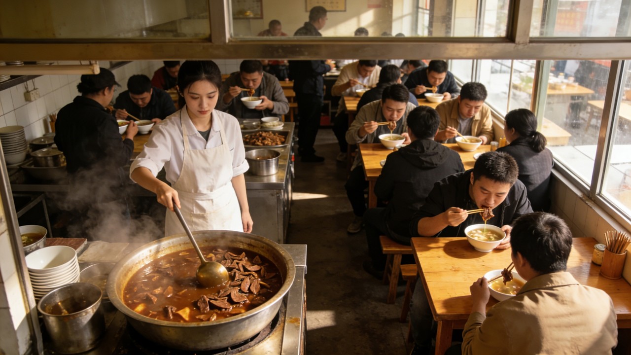 老北京炒肝天花板，漂亮空姐辞职接手父亲手艺，凌晨两点采购食材，吃过的街坊都说好【味道掌门】