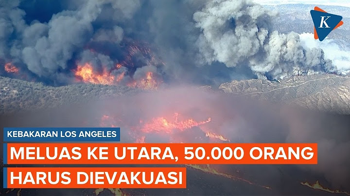 Kebakaran Los Angeles Meluas ke Utara, 50.000 Orang Harus Dievakuasi