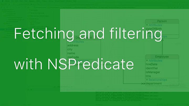 34-Core Data#4.Fetching with filtering results using NSPredicate