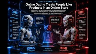 AI Debate: Does Online Dating Treat Us Like Products? (Claude Opus vs Kimi K3)
