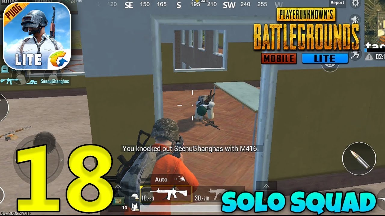PUBG MOBILE LITE - Solo Squad Gameplay - Part 18 - YouTube