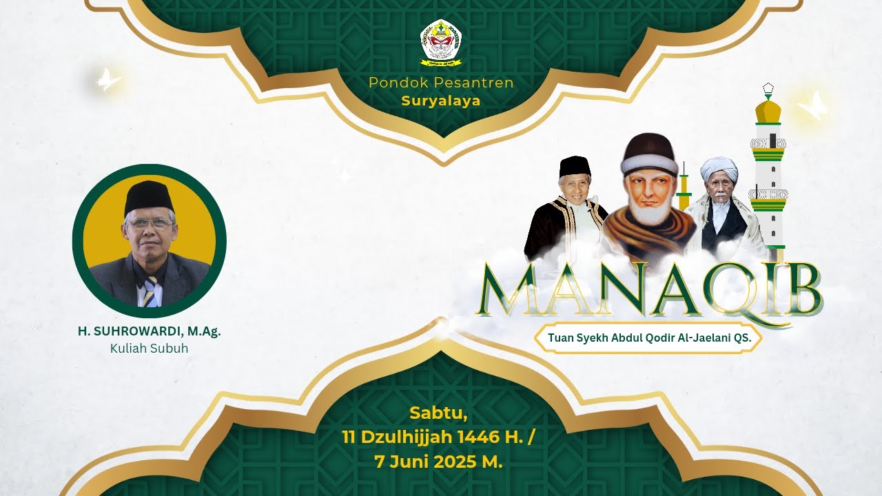 Kuliah Subuh - Manaqib Bulan Dzulhijjah 1446 H.