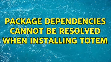 Ubuntu: Package dependencies cannot be resolved when installing totem (2 Solutions!!)