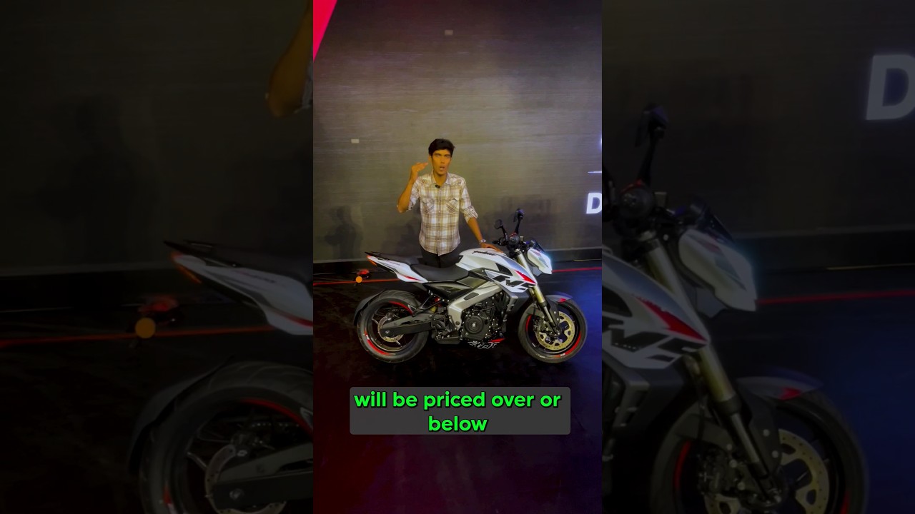 Your guess for pricing post introductory period? #bajaj #pulsar #ns400z #bikeindia #definitelydaring