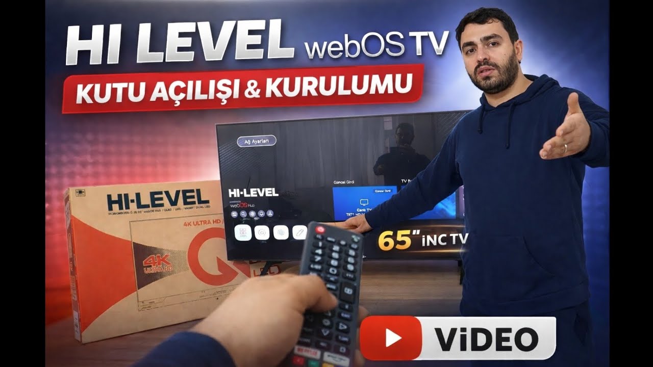 WebOs 65 inc Hi-level Tv Kutu Açılışı Ve Kurulum 