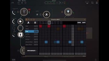 First flush of spring ✌️🙂 - iPad AUv3 MIDI Drum Sequencer App Octachron jamming with AUM, Replicant