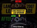 2007 Land Cruiser Dashboard LED Upgrade! 💡 #shorts