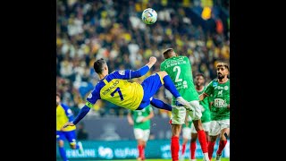 A summary of what Cristiano Ronaldo presented with Al Nassr in front of Al Ettifaq in the Saudi Leag