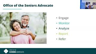 The Case for a Seniors Advocate in Manitoba, with Isobel Mackenzine, Seniors Advocate for BC.