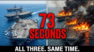 619 Missiles. 73 Seconds. Three Carrier Groups Removed From the Board — And What America Did?