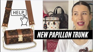 Louis Vuitton 2021 Papillon TRUNK Limited Edition Monogram w Strap Unboxing  #luxurypl38 