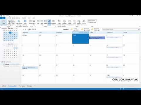 Video: Outlook takvimimi nasıl iletebilirim?