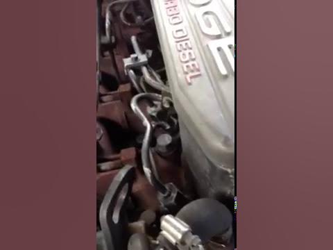 Dodge 5.9 diesel engine - YouTube