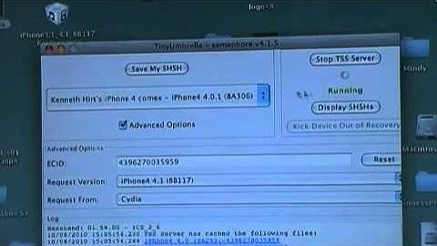 Unlock iPhone on 4.1 with Greenpois0n Jailbreak as Tiny Umbrella Keeps Baseband