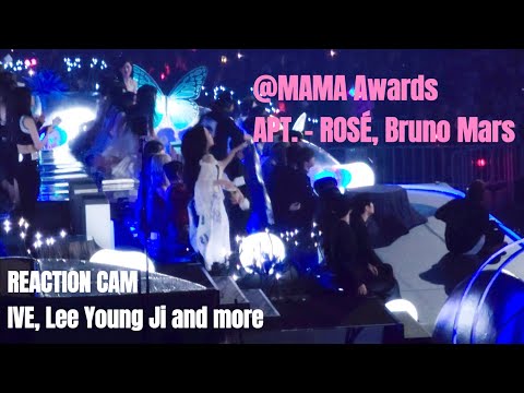 MAMA REACTION CAM [APT. - ROSÉ, Bruno Mars] IVE, Lee Young Ji, and more/241122