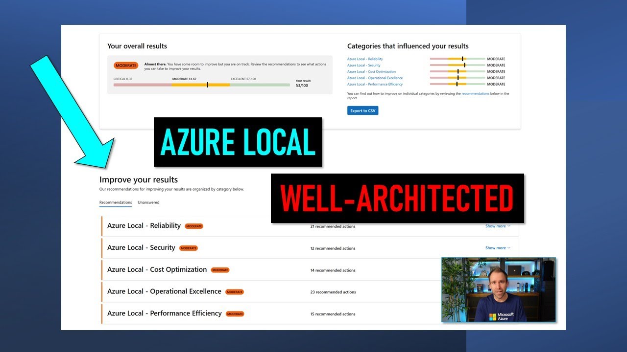 Azure Local Well-Architected Framework and Review Assessment