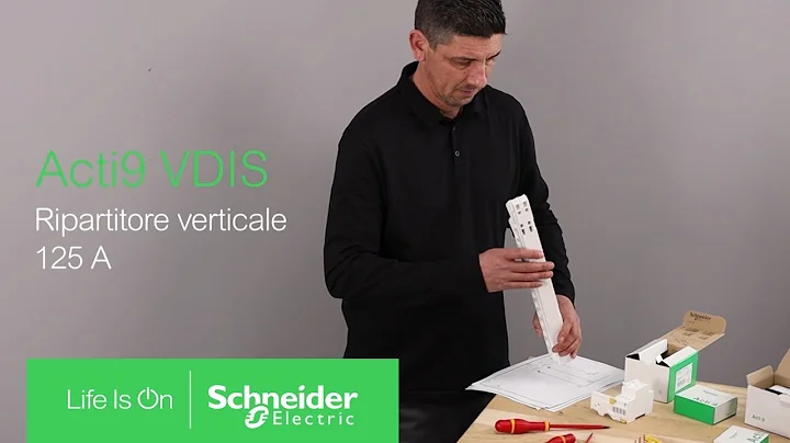 Come Installare il Ripartitore Acti9 VDIS in un Quadro Pragma 24 | Schneider Electric Italia