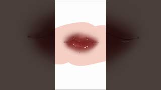 Glossy Lips Digital Art..