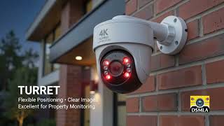 How to Choose the Best Security Camera Type (Dome, Bullet, Turret, PTZ Explained)