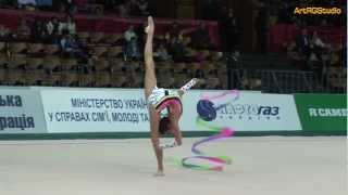 ZAHORODNJA Tatiana (UKR) Ribbon - 2008 World Cup Kiev 