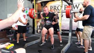 Matt Middleton squats 285kg ProRaw