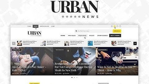 UrbanNews - One-click Import Sample Data tutorial