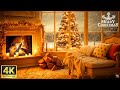 Warmth of Christmas 🎄 4K Piano Melodies by the Fireplace🔥