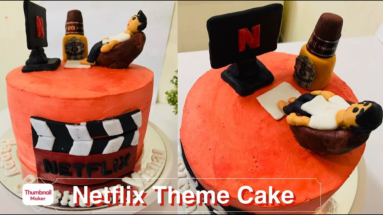 Netflix Cake Netflix Theme Cake TV Show Cake Liliyum