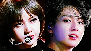 🐱 Lizkook 🐰 : Eye Contact with JUNGKOOK coz I looks like LISA!?