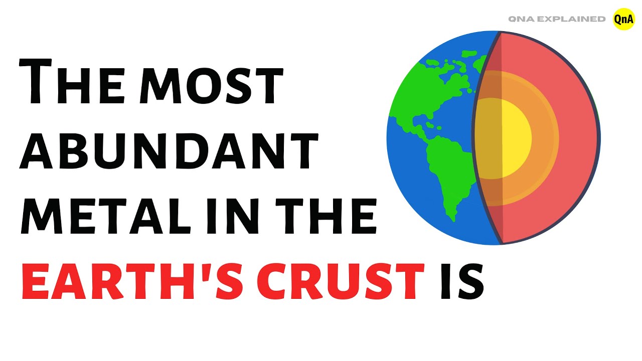 The most abundant metal in the earth's crust is - QnA Explained - YouTube