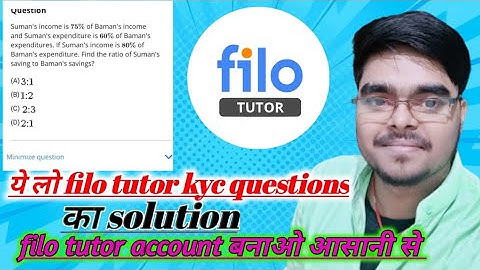 filo introduction video / filo tutor account / filo tutor introduction video / everyday special