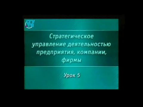 Урок 5. Оценка внутренней среды организации. Анализ использования ресурсов