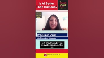 Is AI better than Humans? | Dr Fatemeh Sharifi | Avanade