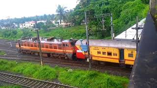 Express trains Indian Railways, Palakkad junction Kerala.