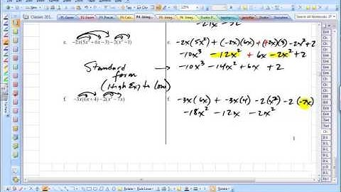 5 3 Multiplying Polynomials  Video