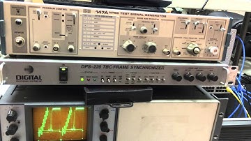 Tektronix 147A Test Generator, DPS-220 TBC and Electronic Visuals EV4061 Walkthrough