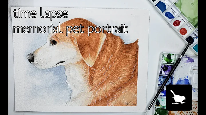 Time Lapse Art | Memorial Pet Dog Portrait Commiss...