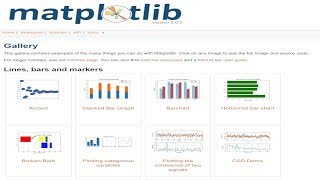 Utilisation de la library Python matplotlib
