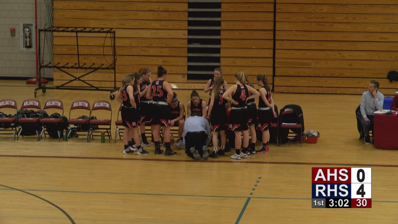 Arlington High School Girls Basketball vs Reading Memorial - January 10, 2017