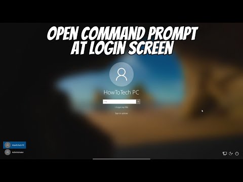 How to Open COMMAND PROMPT at Login Screen | Use Command Prompt Before login Windows 11/10 2 Methods