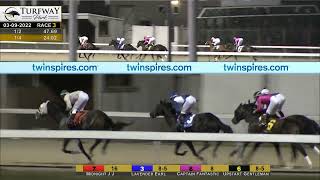RACE 3 PROGRAM 03-09-2022