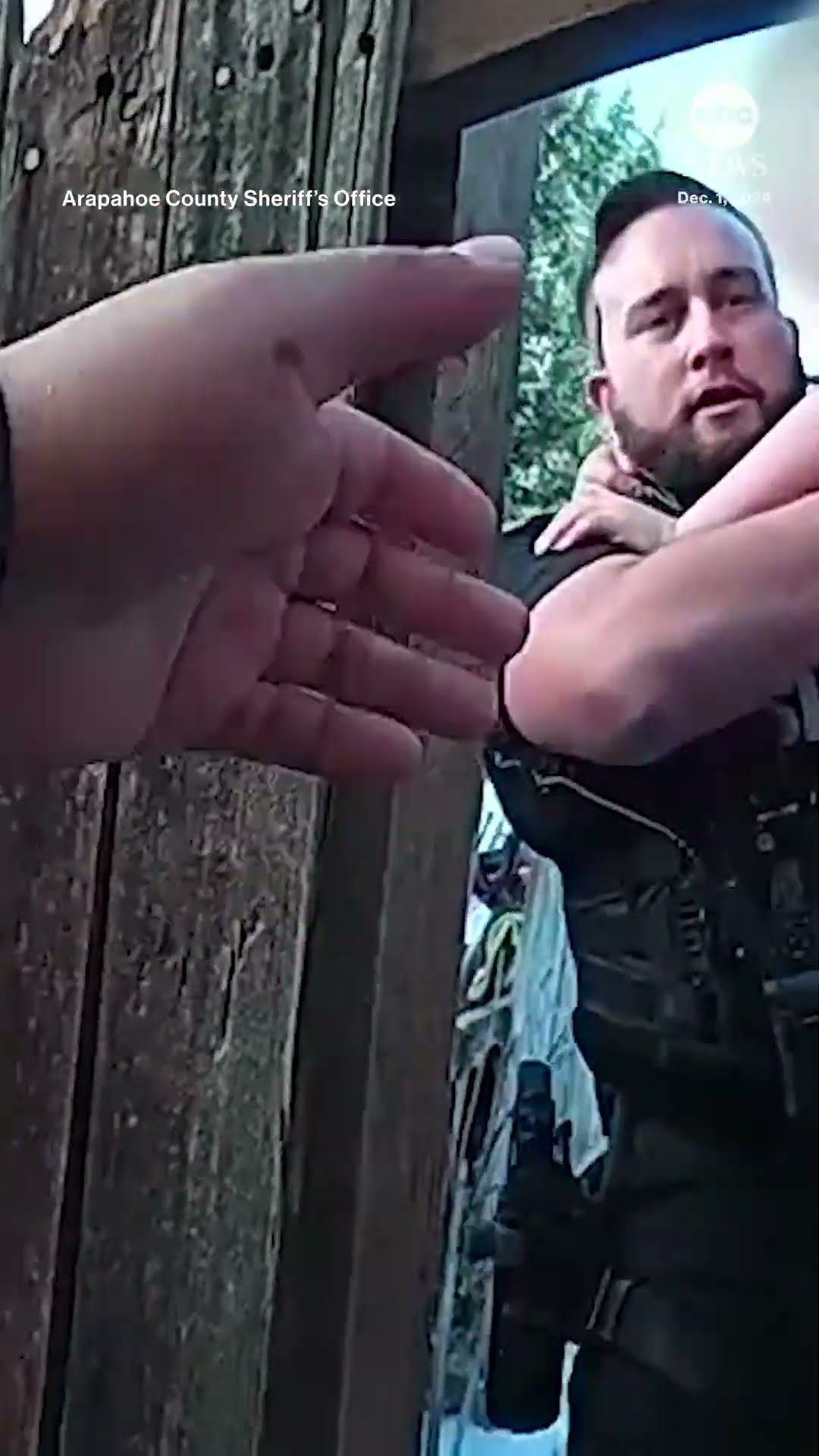 Deputies rescue trapped children from backyard of burning Colorado home