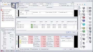 AHU Selection - (Air Handling Unit Selection) - Changing Rotary Heat Recovery Device Settlement
