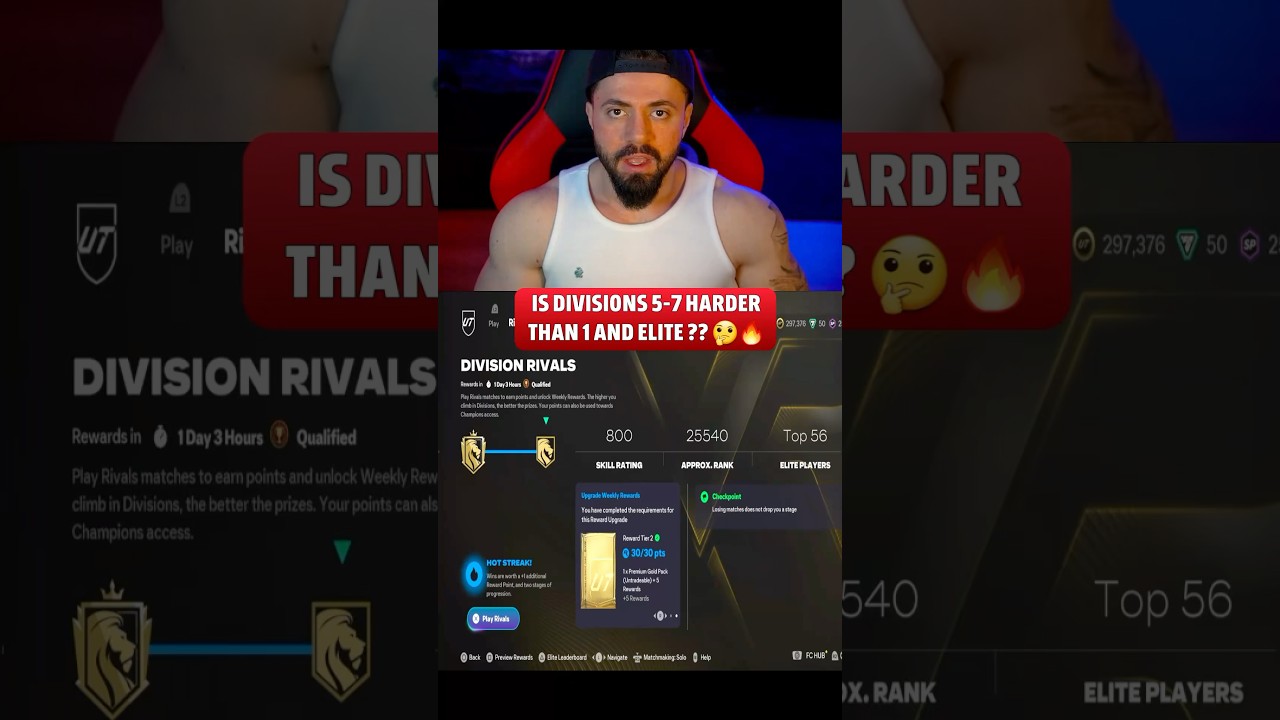 IS DIVISION 5,6,7 HARDER THAN DIVISION 1 AND ELITE 🔥🤔 ? 