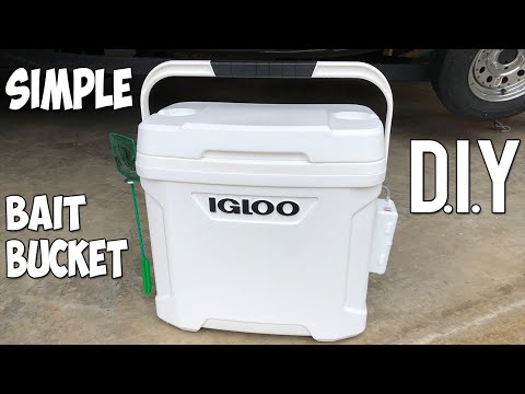 SIMPLE DIY BAIT BUCKET (Easy) 