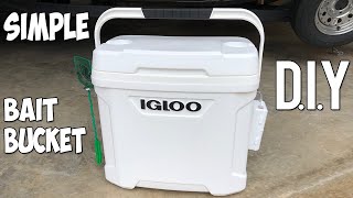 SIMPLE DIY BAIT BUCKET (Easy)