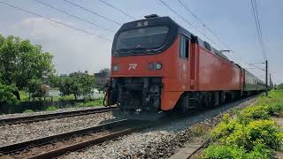 8772次E503電力機車+12*PP機改客車+E505電力機車通過