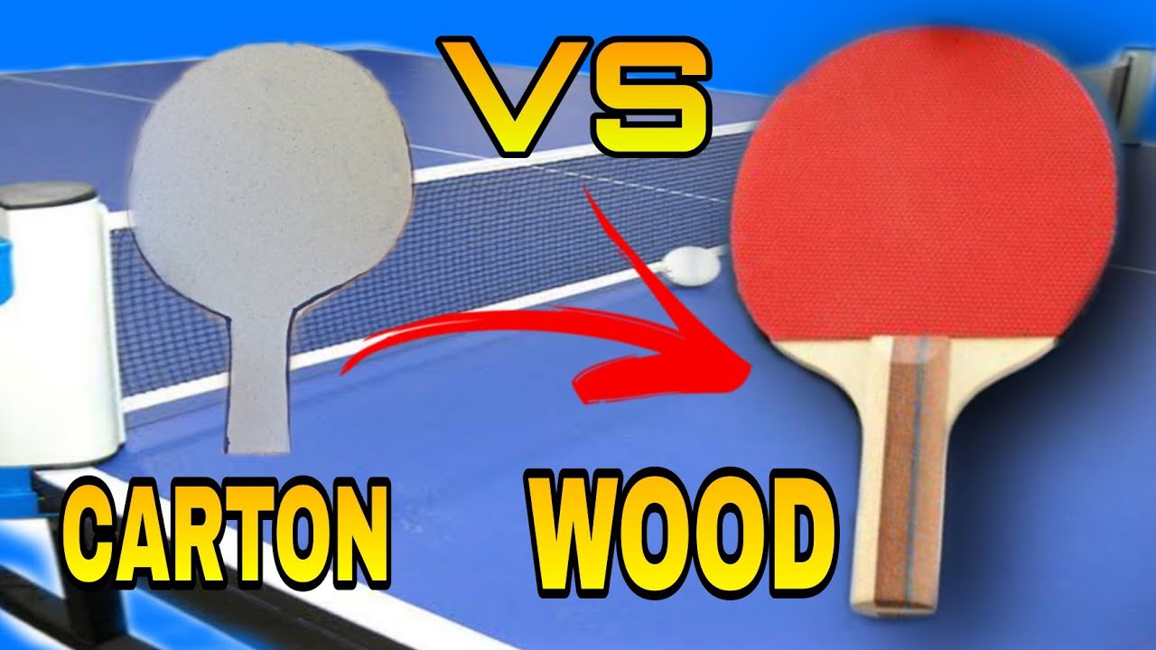 DIY PING PONG RACKET | How To Make Table Tennis Racket using WOOD ...