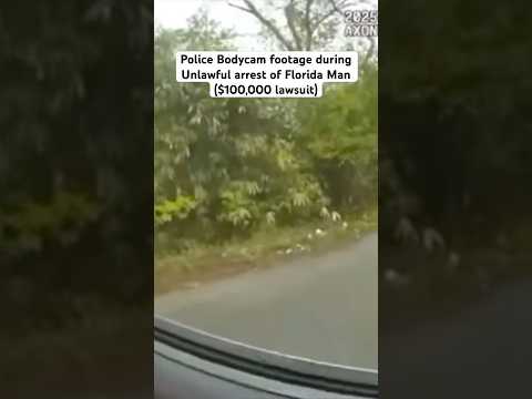 Florida man receives $100,000 lawsuit from Wrongful Arrest! #viral #lawsuit #wrongfularrest